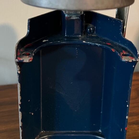 Vintage 1950's Navy Blue Chrome RIVAL JUICE-O-MAT Tilt-Top Manual Juicer Retro - Picture 7 of 13
